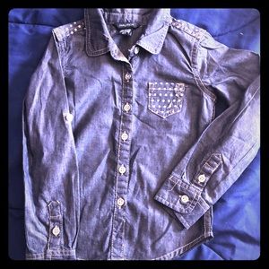 Denim nautica girls shirt